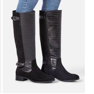 Taniya Black Boot Size 8